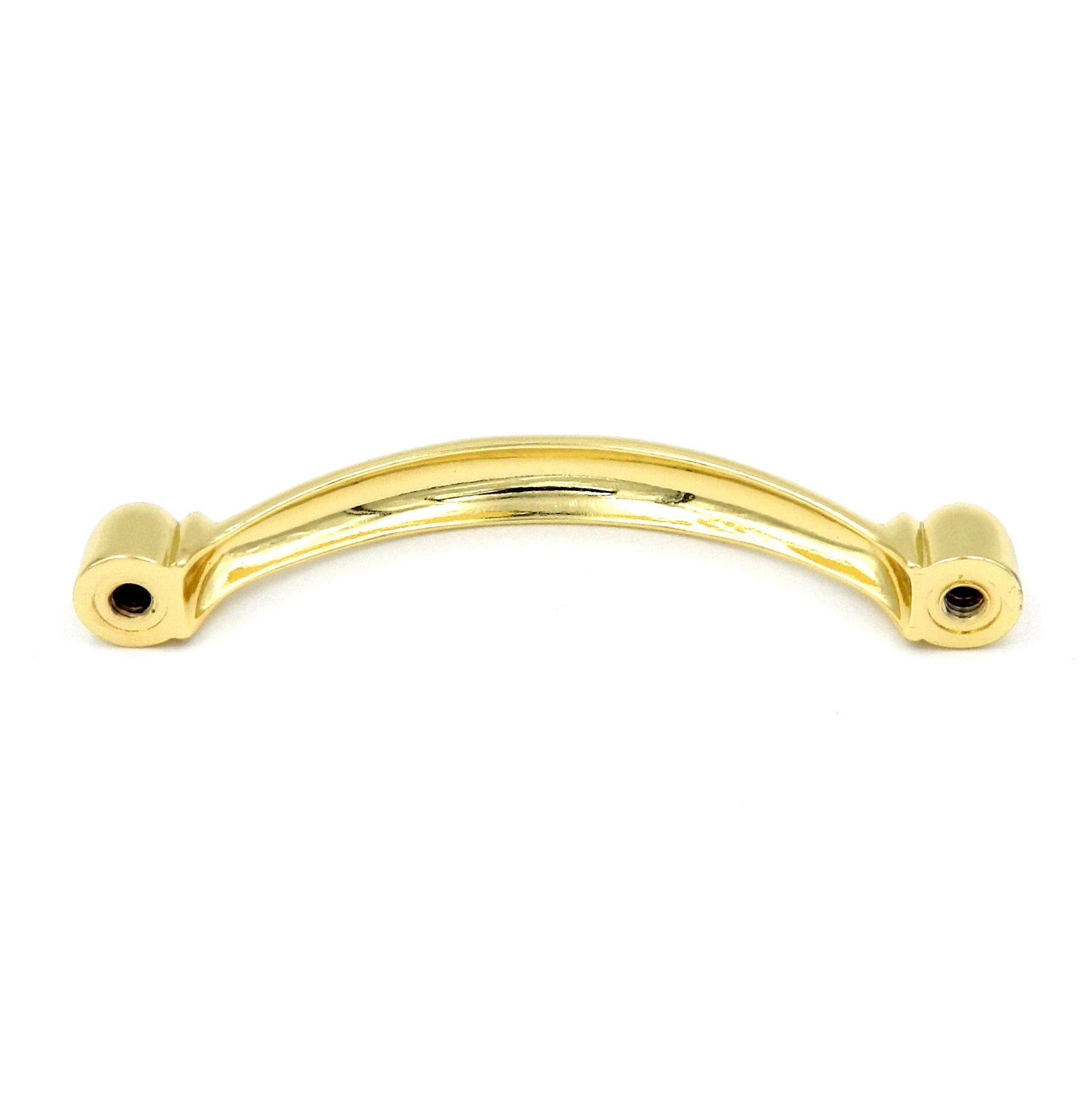 Hickory Conquest P14441-3 Polished Brass 3"cc Arch Cabinet Handle Pull