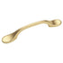 P14444-3 Polished Brass 3"cc Cabinet Handle Pulls Belwith Hickory's Conquest