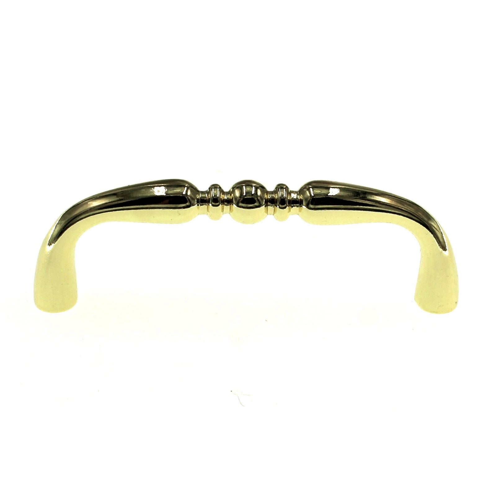 Belwith Conquest Polished Brass 3" Ctr. Cabinet Arch Pull Handle P14451-3