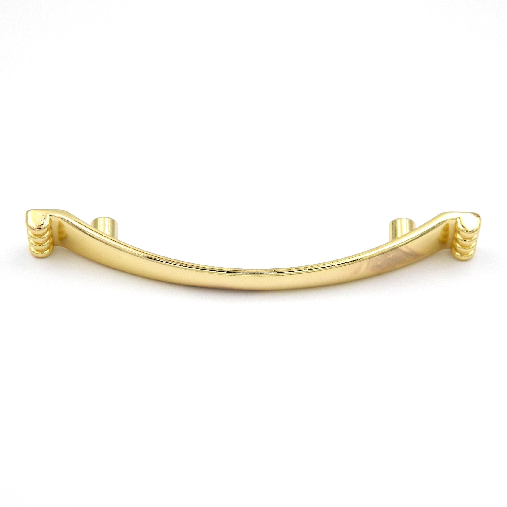 20 Pack Hickory Conquest P14461-3 Polished Brass 3"cc Arch Cabinet Handle Pull