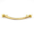 20 Pack Hickory Conquest P14461-3 Polished Brass 3"cc Arch Cabinet Handle Pull