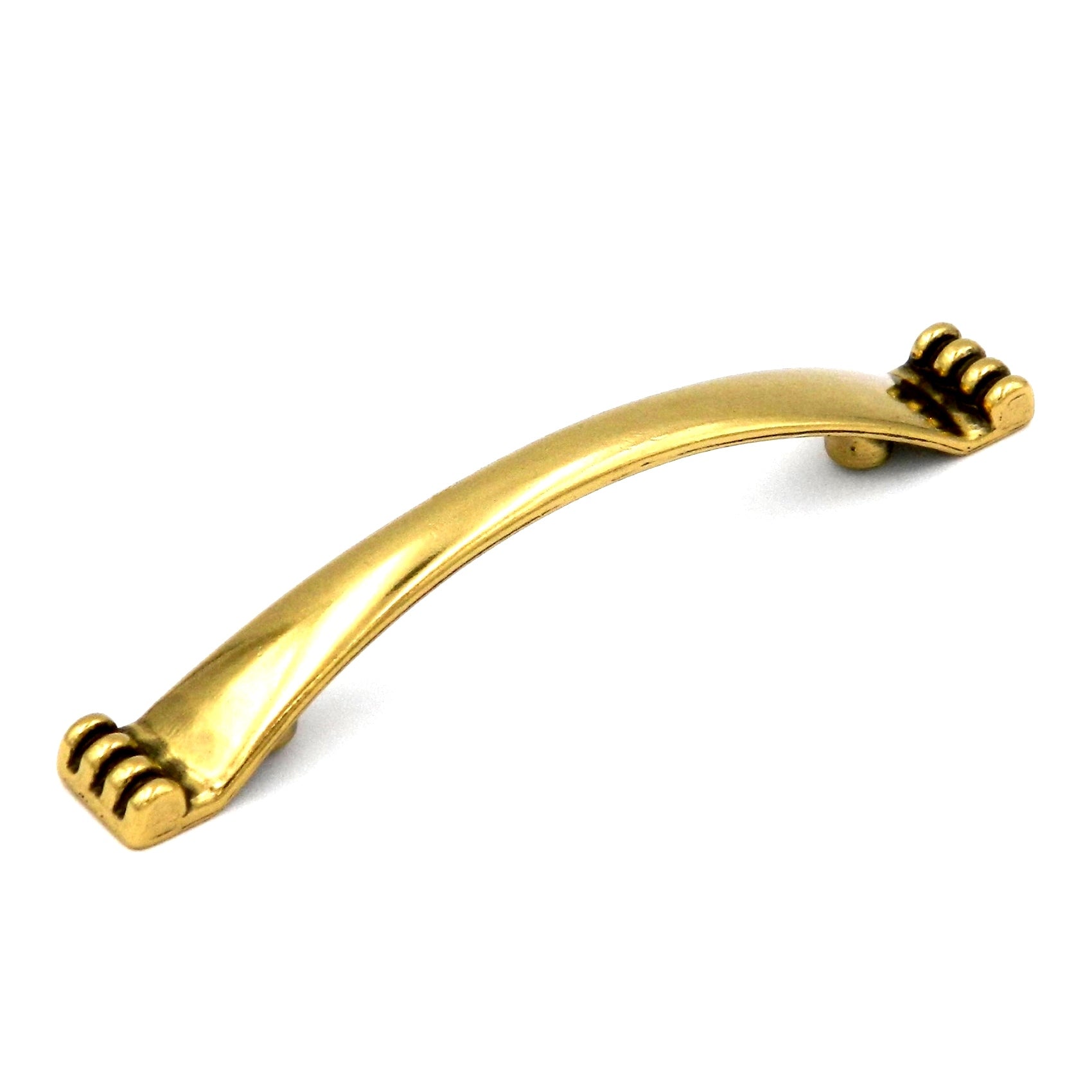 Hickory Conquest P14461-LB Lustre Brass 3"cc Arch Cabinet Handle Pull