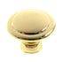 Belwith Conquest Polished Brass 1 1/2" Round Cabinet Knob 