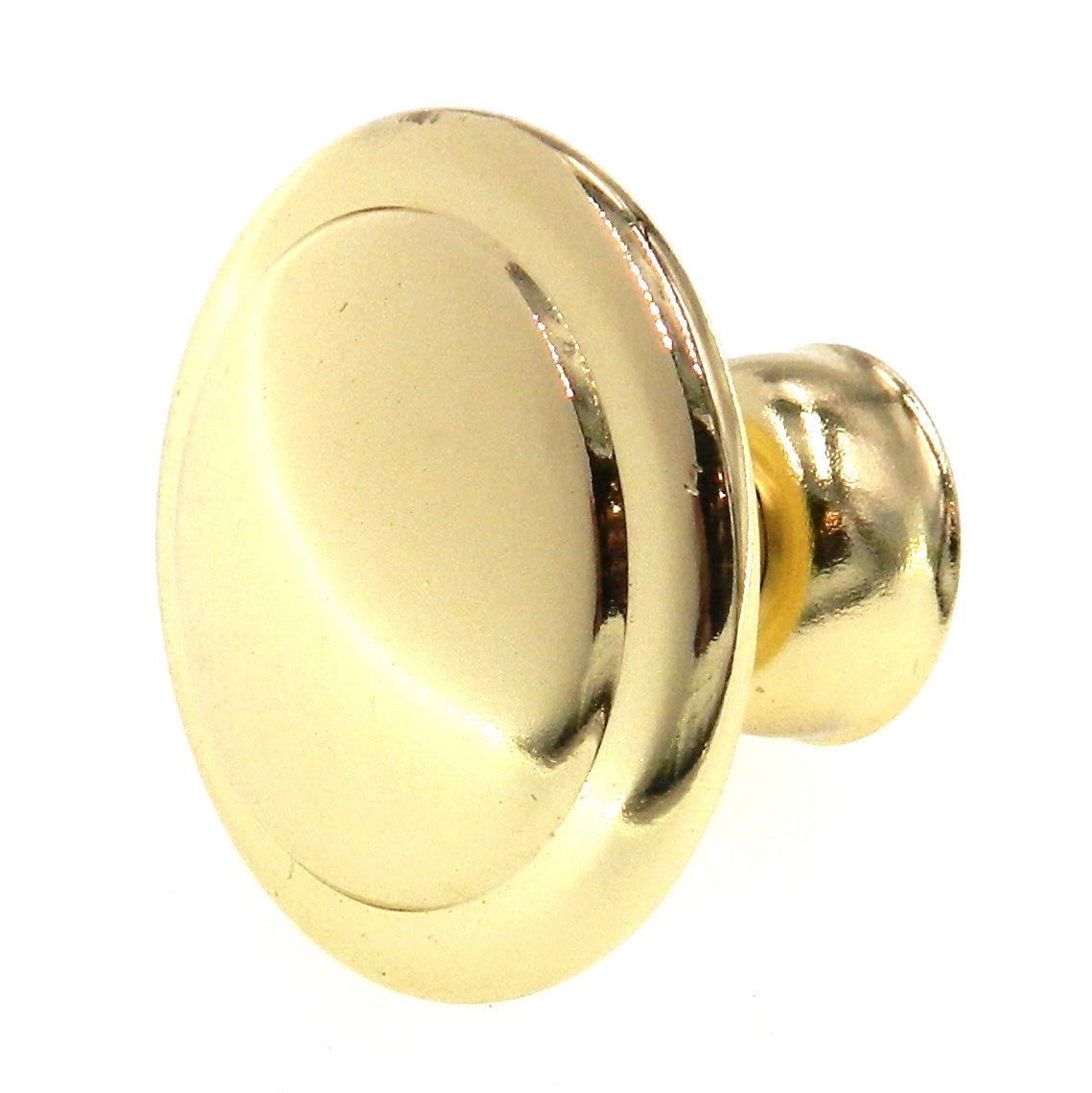 Belwith Conquest Polished Brass 1 1/2" Round Cabinet Knob 