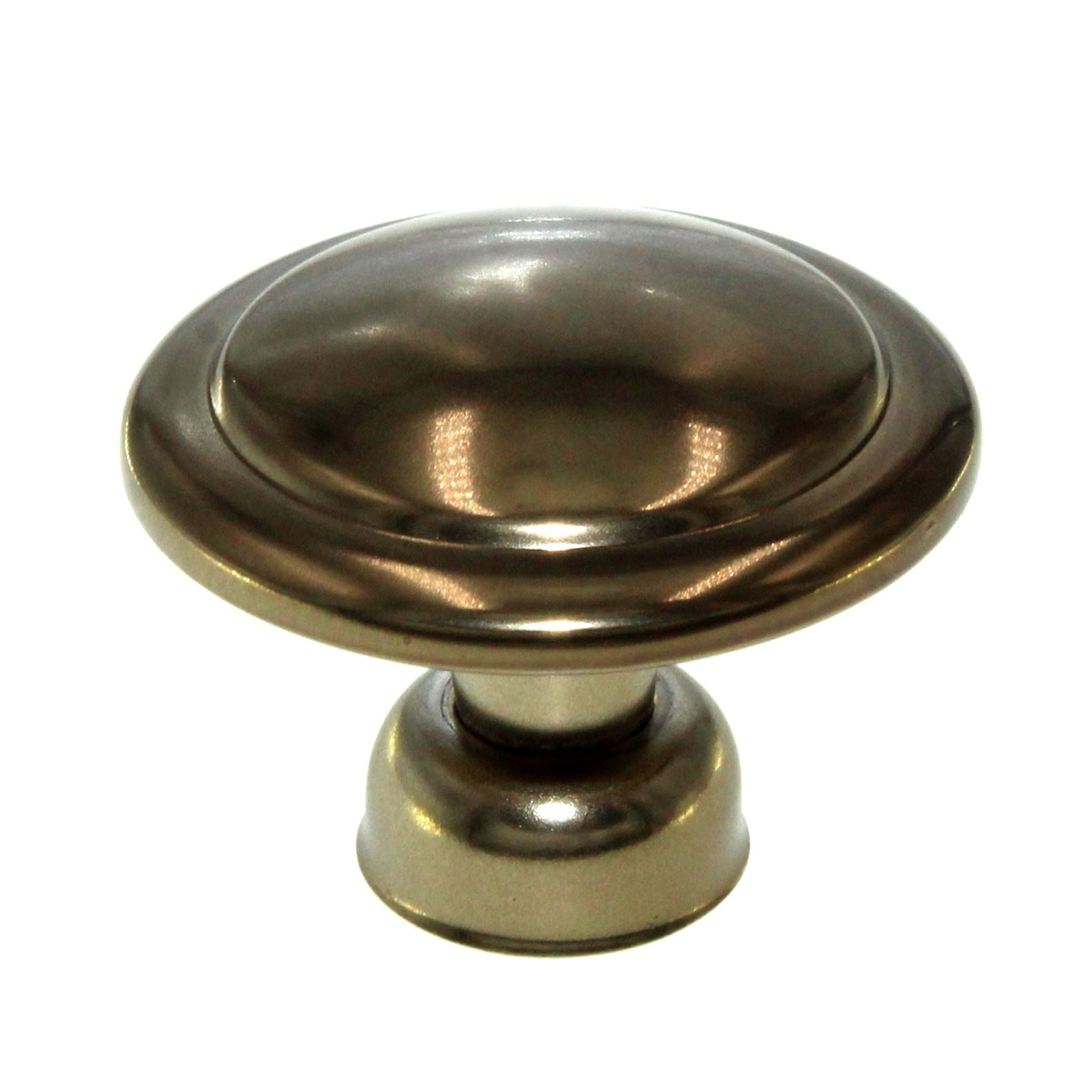 Hickory Hardware Conquest Veneti Bronze 1 3/8" Ridged Cabinet Knob P14848-VBZ