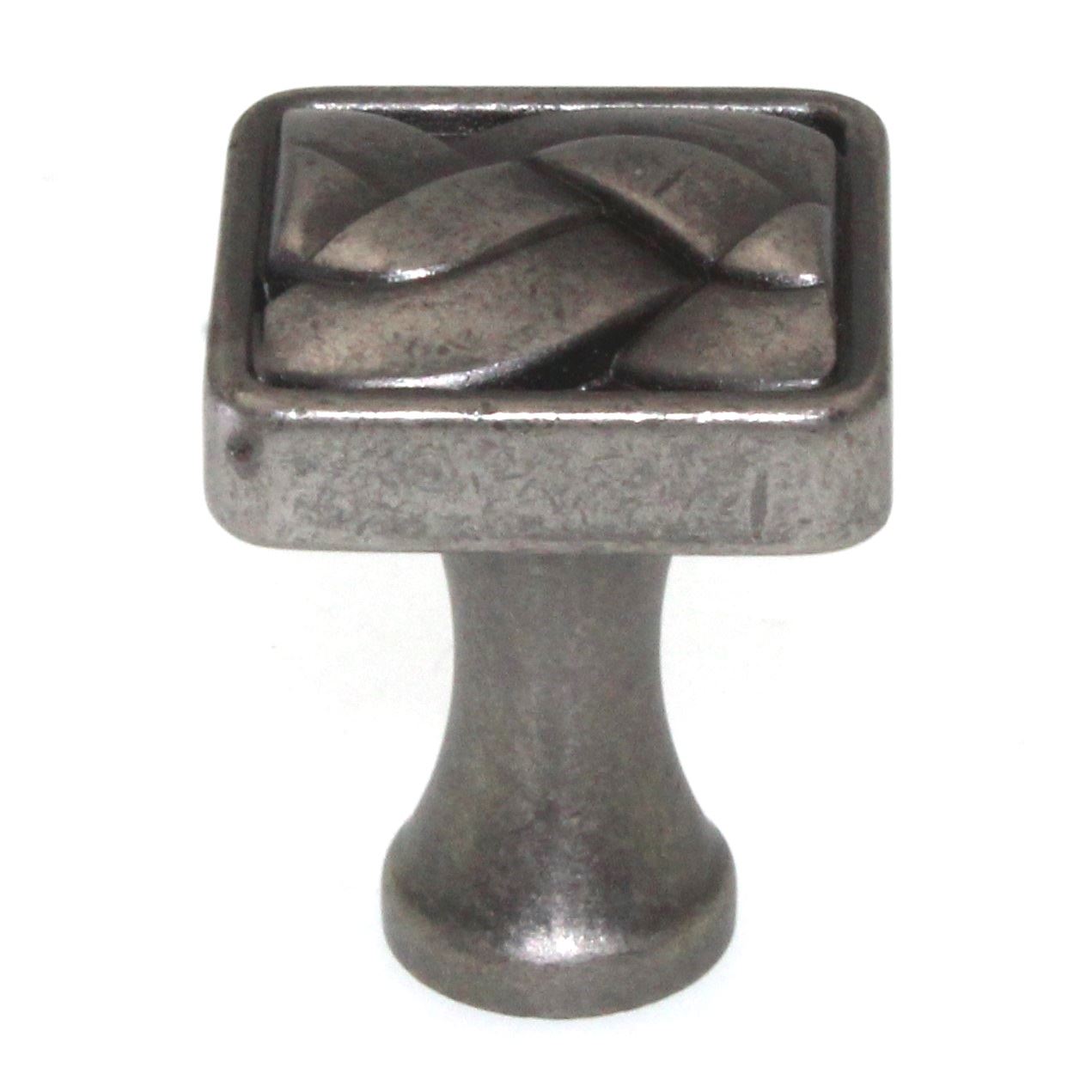 Liberty Tapestry 1" Square Weave Cabinet Knob Aged Pewter P16602C-175