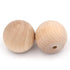 10 Pack Hickory Hardware Natural Woodcraft 1 1/4" Unfinished Round Wood Cabinet Knob P180-UW