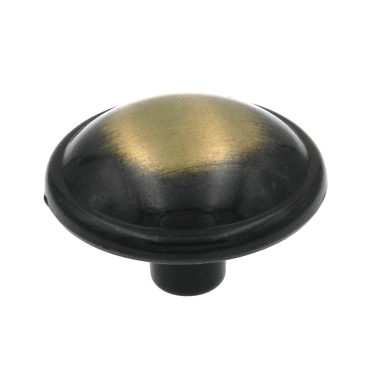 Hickory Hardware Cavalier Antique Brass Dome 1 1/4" Cabinet Knob P203-AB