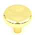 10 Pack Hickory Hardware P204-UB Eclipse 1 1/4" Ultra Brass Round Knob Pull