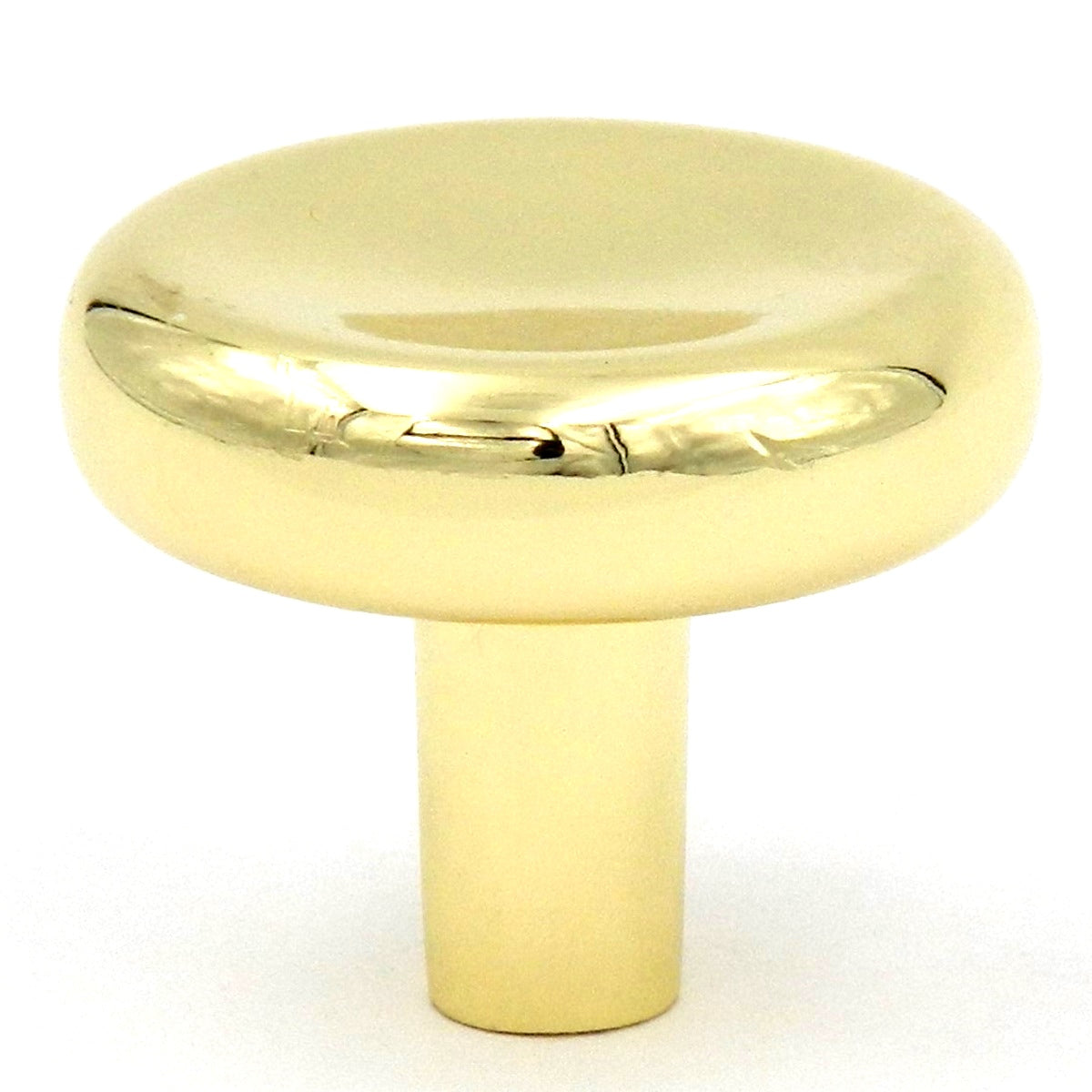 10 Pack Hickory Hardware P204-UB Eclipse 1 1/4" Ultra Brass Round Knob Pull