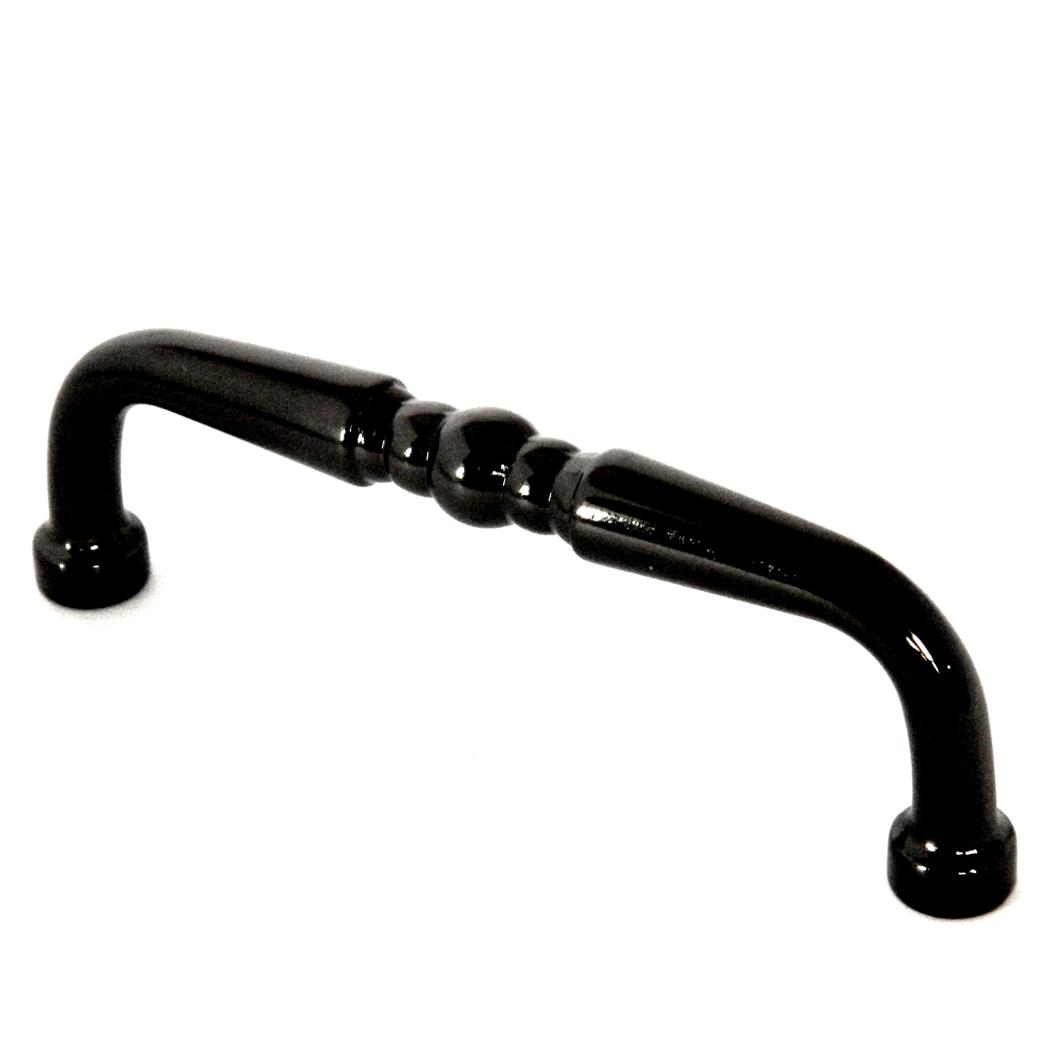 Showcase  Nickel Black Cabinet 3"cc Wire Pull P2053-NB