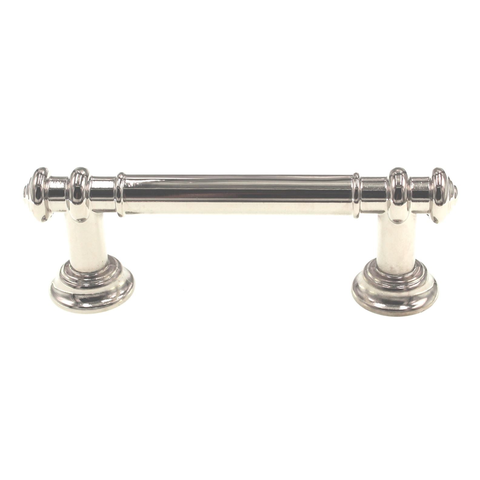 Martha Stewart Living Finial Polished Nickel 3" Ctr. Cabinet Bar Pull P20647C-PN