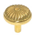 Hickory Hardware Eclipse Satin Brass 1 1/4" Round Cabinet Pull Knob P211-SB