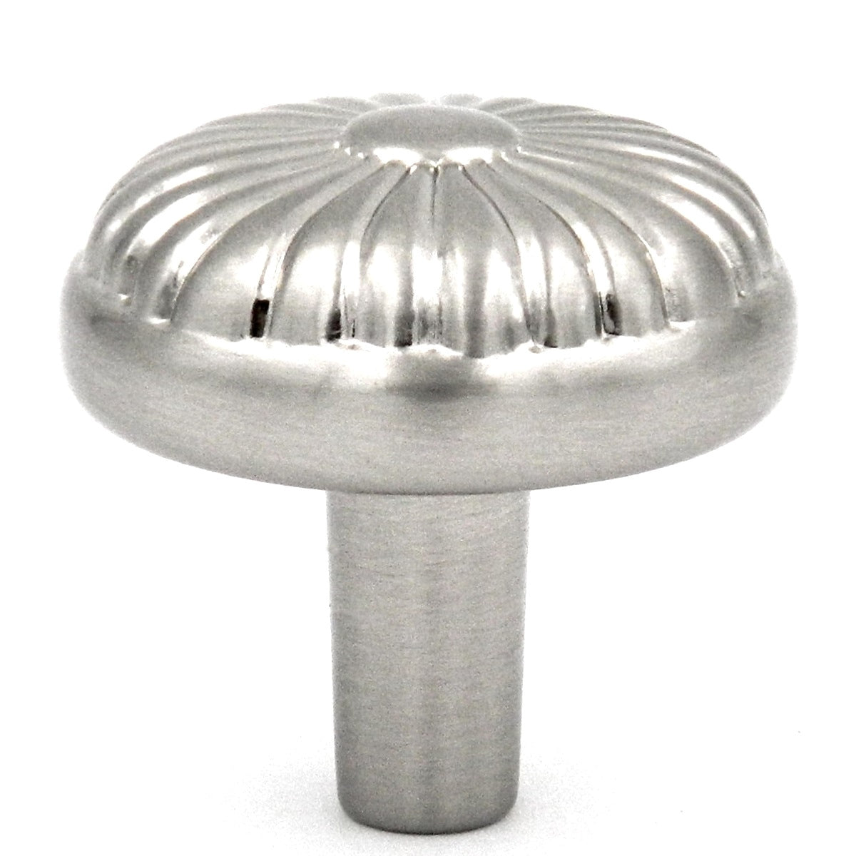 Hickory Hardware Eclipse 1 1/4" Satin Chrome Round Mushroom Cabinet Knob P211-SC