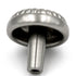 Hickory Hardware Eclipse 1 1/4" Satin Chrome Round Mushroom Cabinet Knob P211-SC