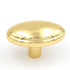 Hickory Hardware Traditional Classic Ultra Brass Oval Dome 1 3/8" Cabinet Knob P212-UB