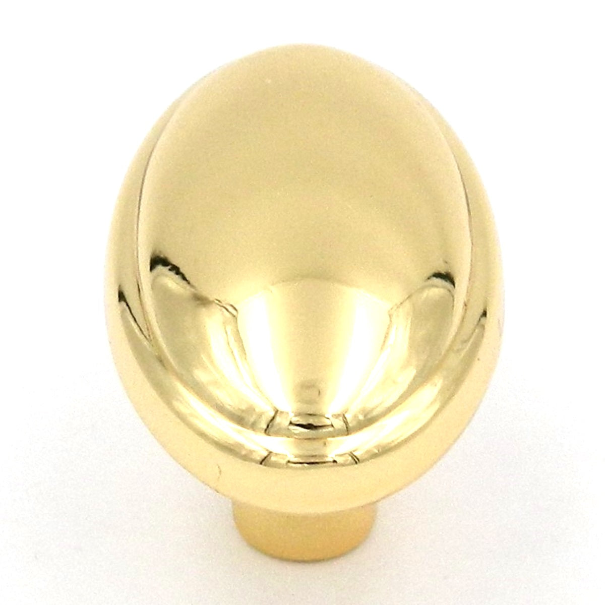 Hickory Hardware Traditional Classic Ultra Brass Oval Dome 1 3/8" Cabinet Knob P212-UB