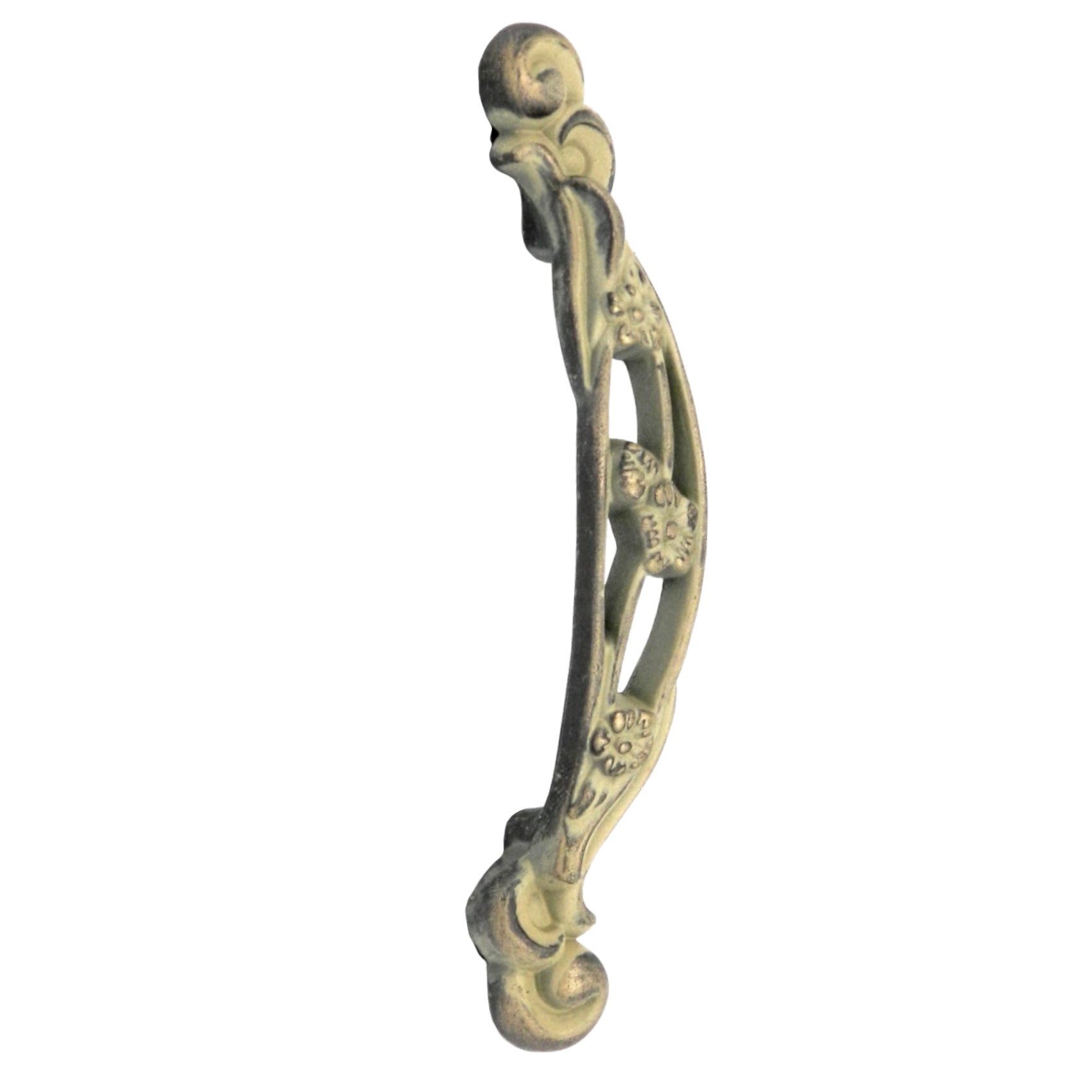 Hickory Art Nouveau P2131-BOA Blonde Antique 3 3/4" (96mm)cc Ornate Cabinet Handle Pull