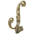 Hickory Hardware Blonde Antique Art Nouveau Coat, Hat, Robe Hook P2133-BOA