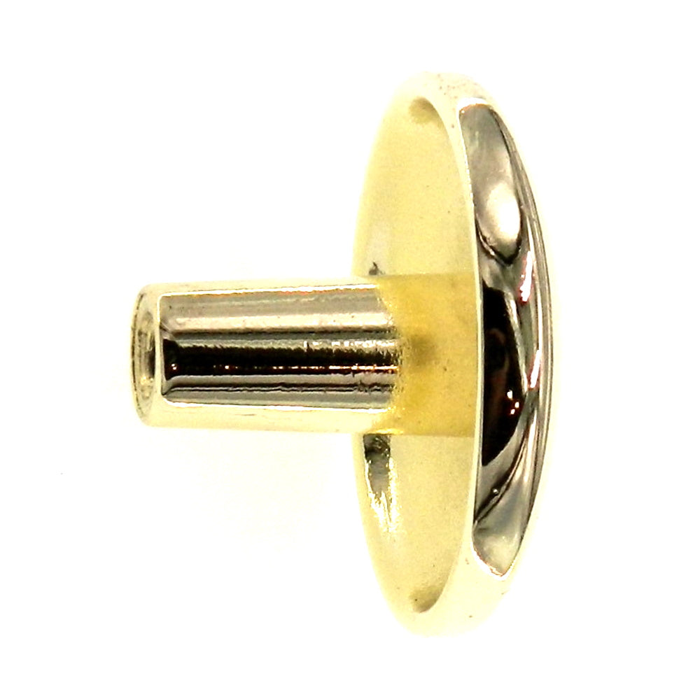 Belwith Sunnyside Polished Brass 1 1/4" Round Cabinet Knob 