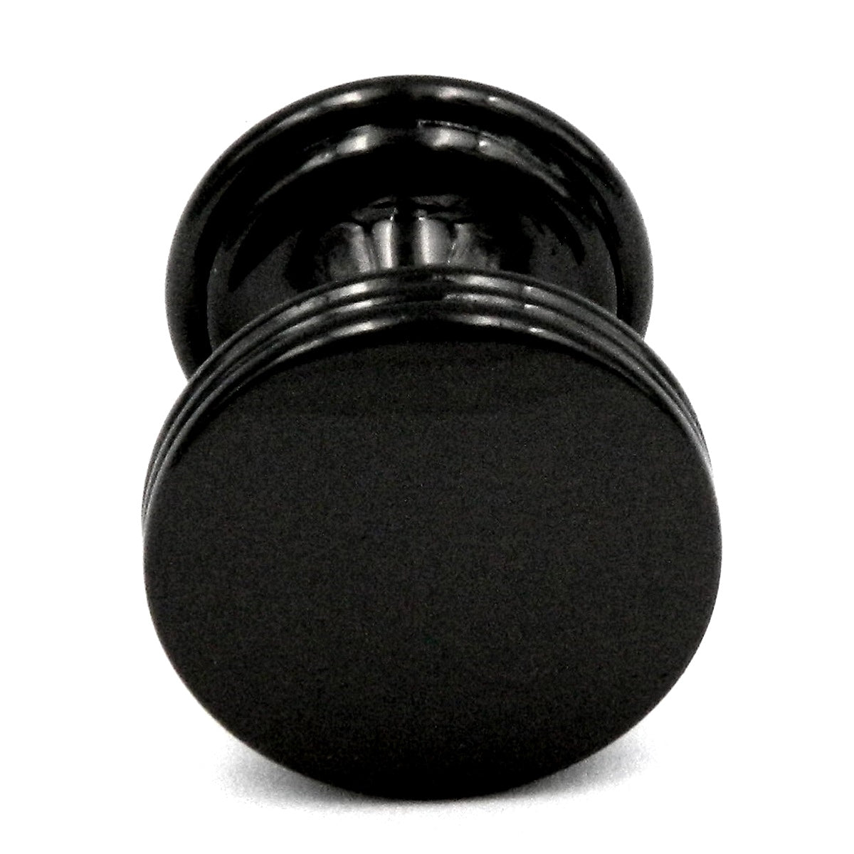 Hickory Hardware American Diner 1" Black Nickel Round Flat-top Cabinet Knob P2140-BLN