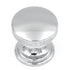 10 Pack Hickory Hardware American Diner 1" Chrome Round Flat-top Cabinet Knob P2140-CH