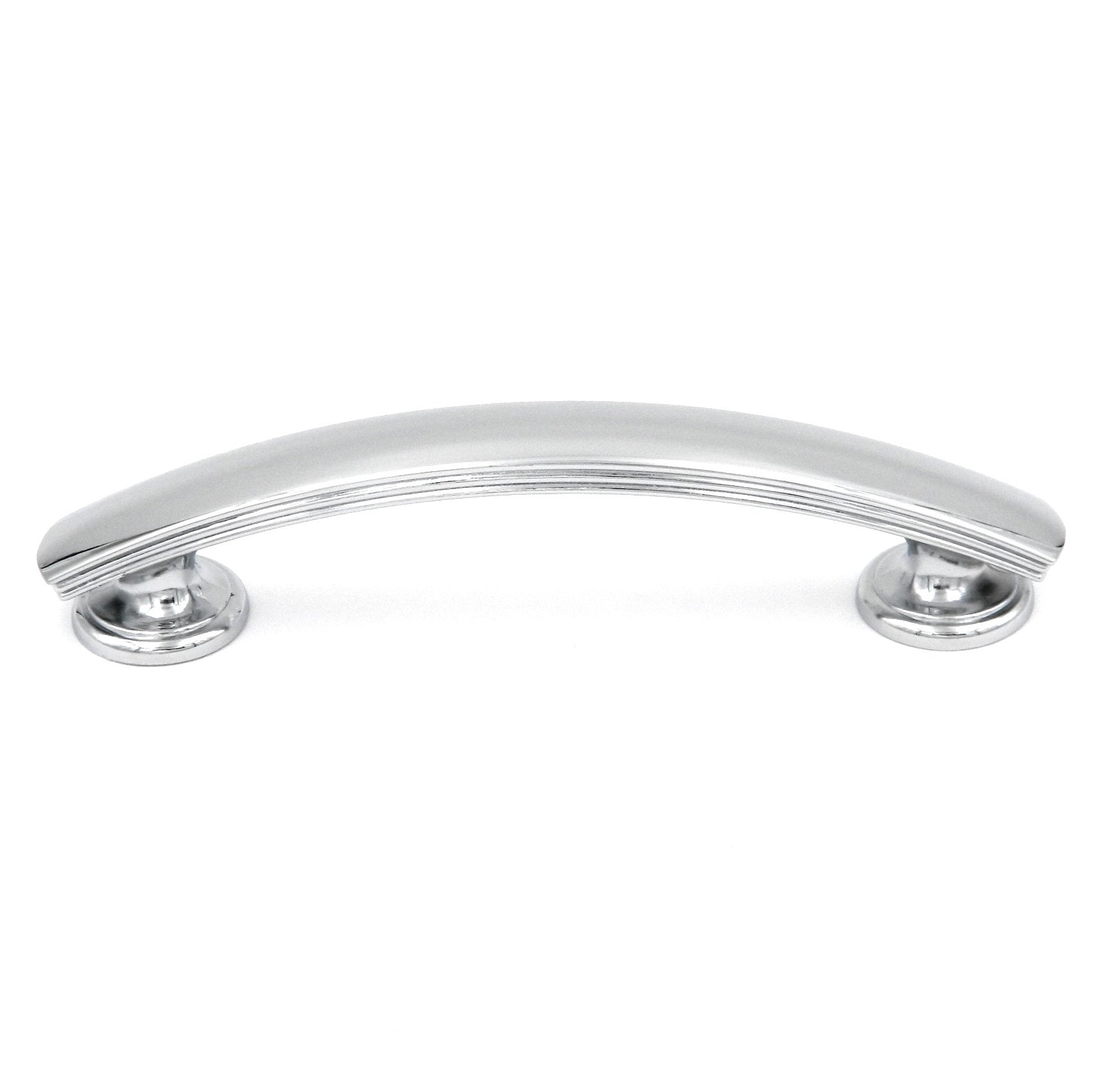 Hickory American Diner P2141-CH Chrome 3 3/4" (96mm)cc Arch Smooth Cabinet Handle Pull