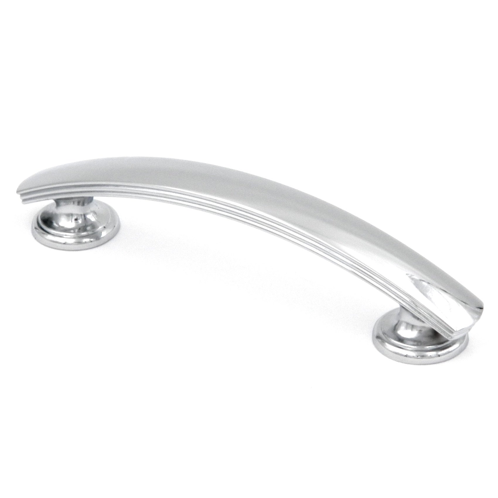 Hickory American Diner P2141-CH Chrome 3 3/4" (96mm)cc Arch Smooth Cabinet Handle Pull