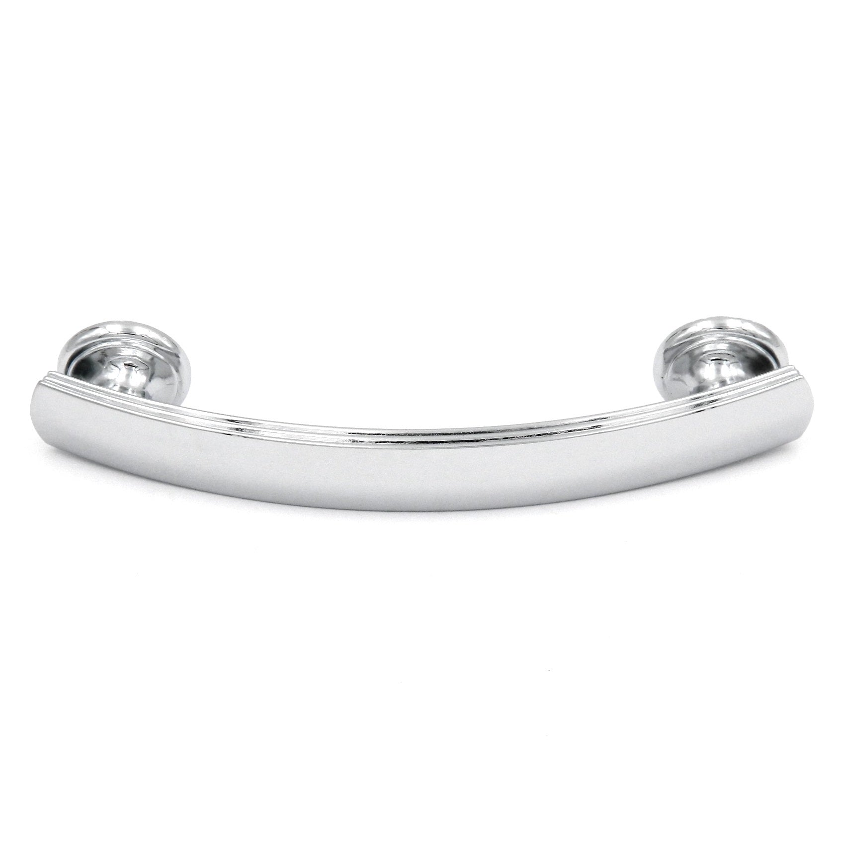 Hickory American Diner P2141-CH Chrome 3 3/4" (96mm)cc Arch Smooth Cabinet Handle Pull