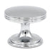 20 Pack Hickory Hardware American Diner 1 3/8" Chrome Round Flat-top Cabinet Knob P2142-CH