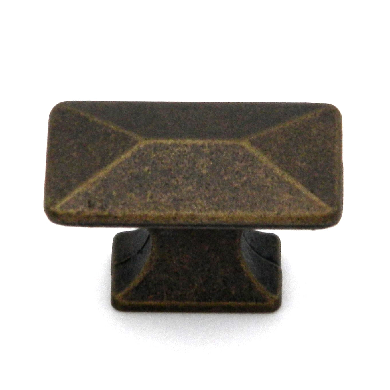 10 Pack Hickory Hardware Bungalow Windover Antique 1 1/4" Prism Cabinet Knob Pulls P2150-WOA