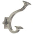 Hickory Hardware Bungalow 2 Prong Double Coat Hook Satin Nickel P2155-SN