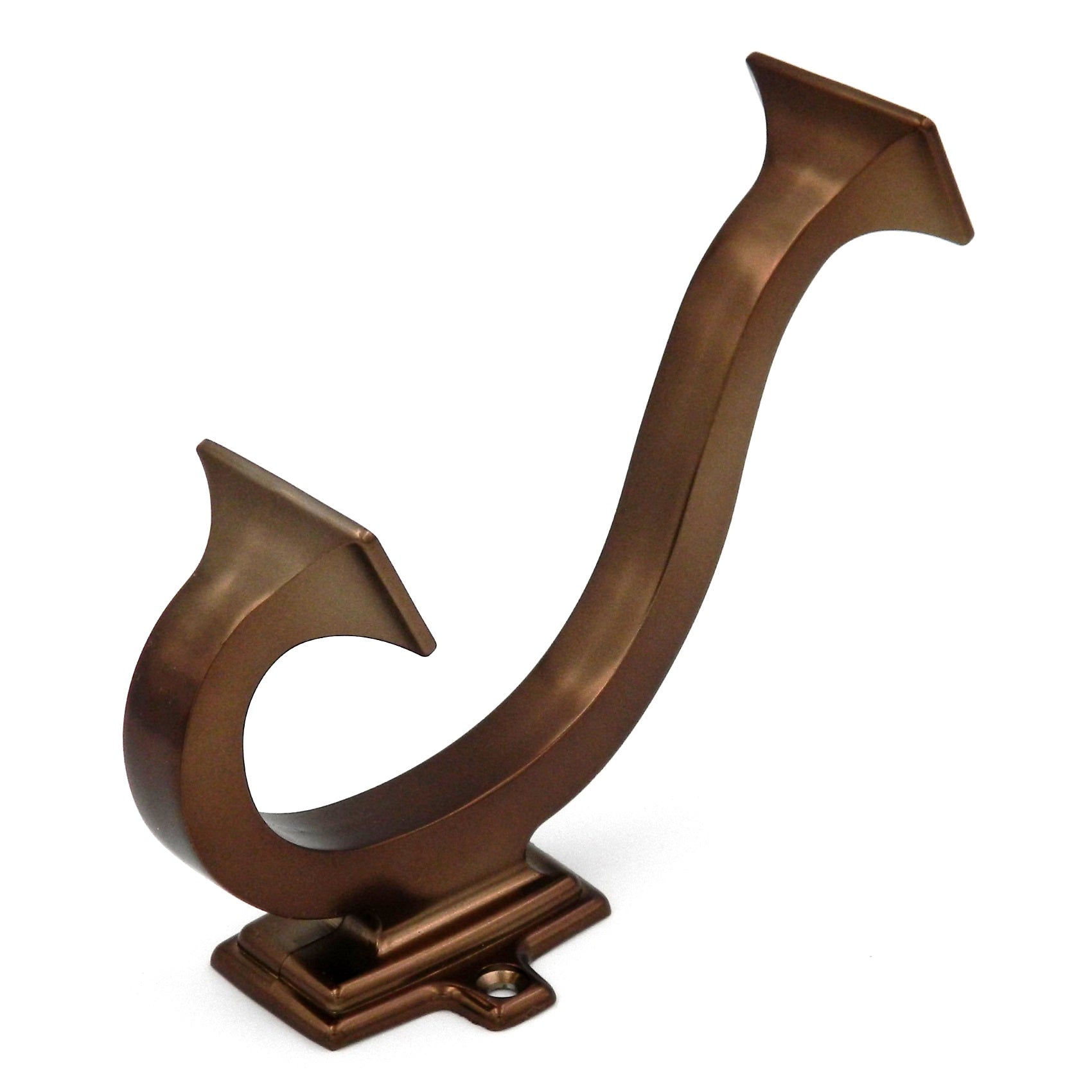 Hickory Hardware Bungalow Bronce 1 1/2 "cc pared doble abrigo, sombrero, bata, toalla gancho P2155-VBZ