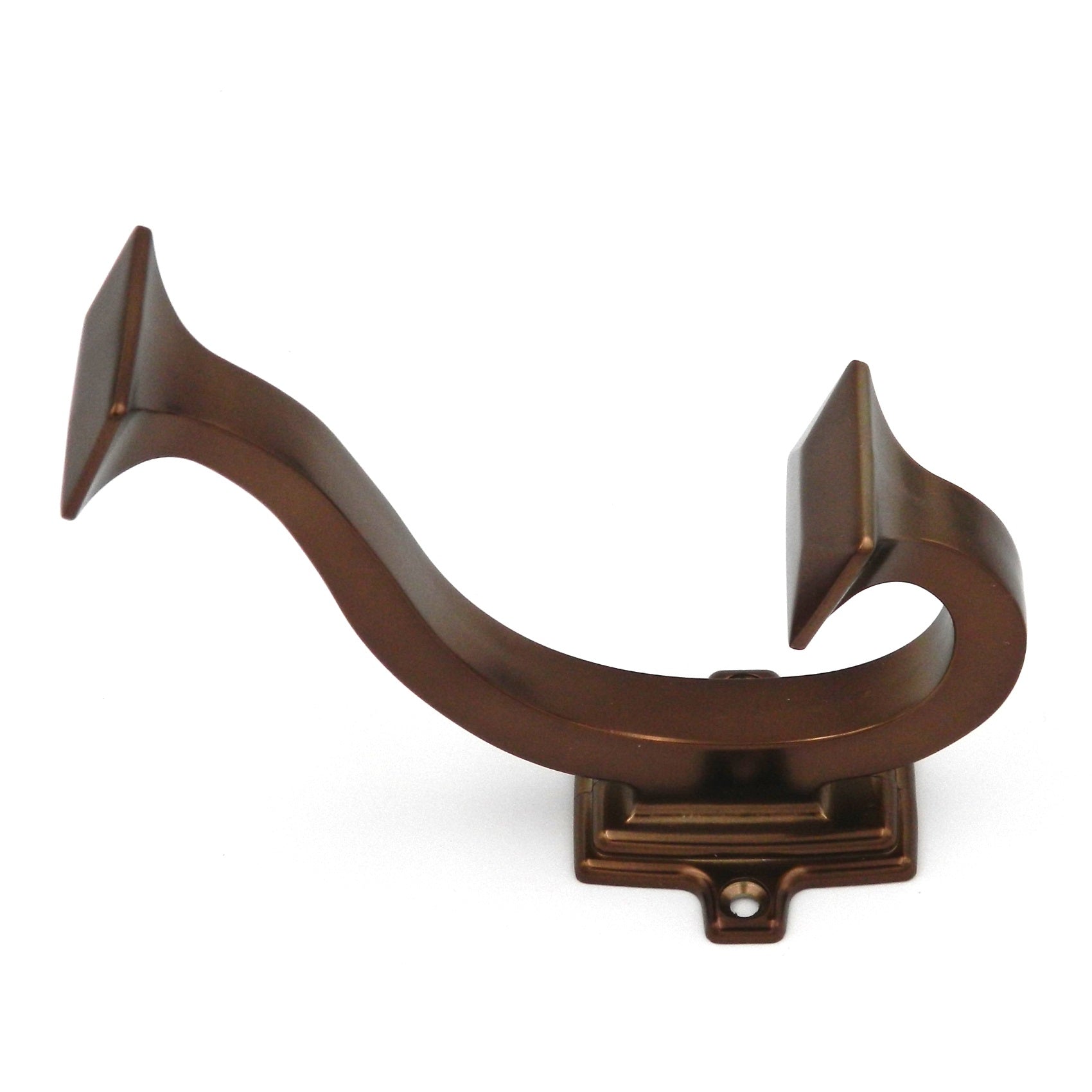 Hickory Hardware Bungalow Bronce 1 1/2 "cc pared doble abrigo, sombrero, bata, toalla gancho P2155-VBZ