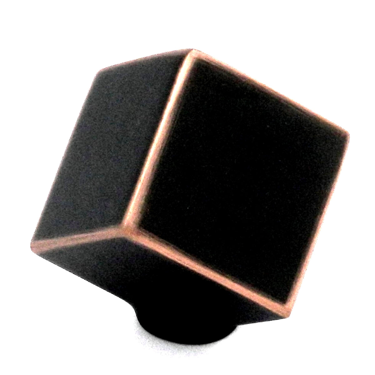 Hickory Hardware Euro-Contemporary 1 1/2" Perilla de gabinete de cubo de bronce aceitado P2160-OBH