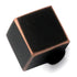 Hickory Hardware Euro-Contemporary 1 1/2" Perilla de gabinete de cubo de bronce aceitado P2160-OBH