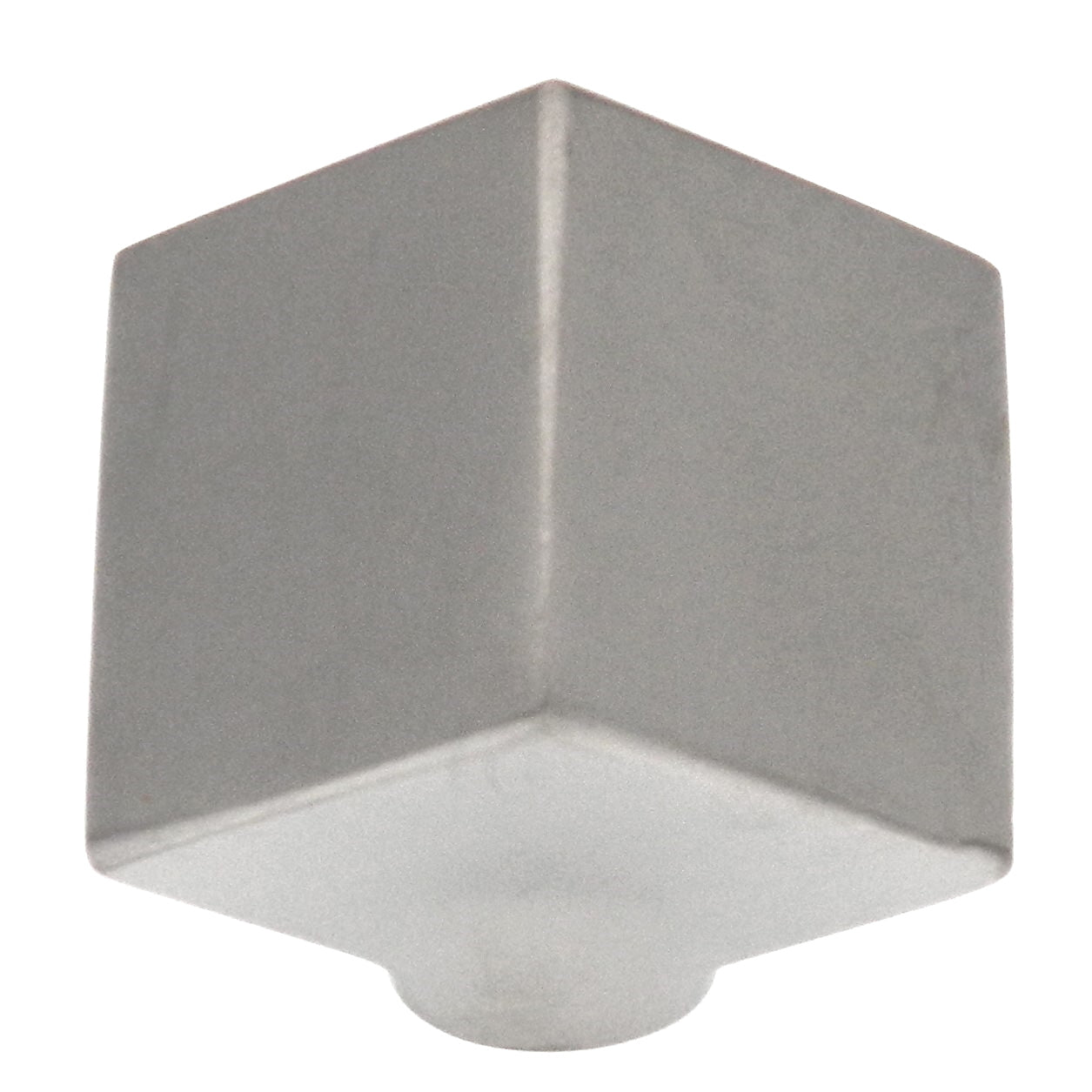 Hickory Hardware Euro Contemporary 1 1/2" Pearl Nickel Cube Cabinet Knob P2160-PN