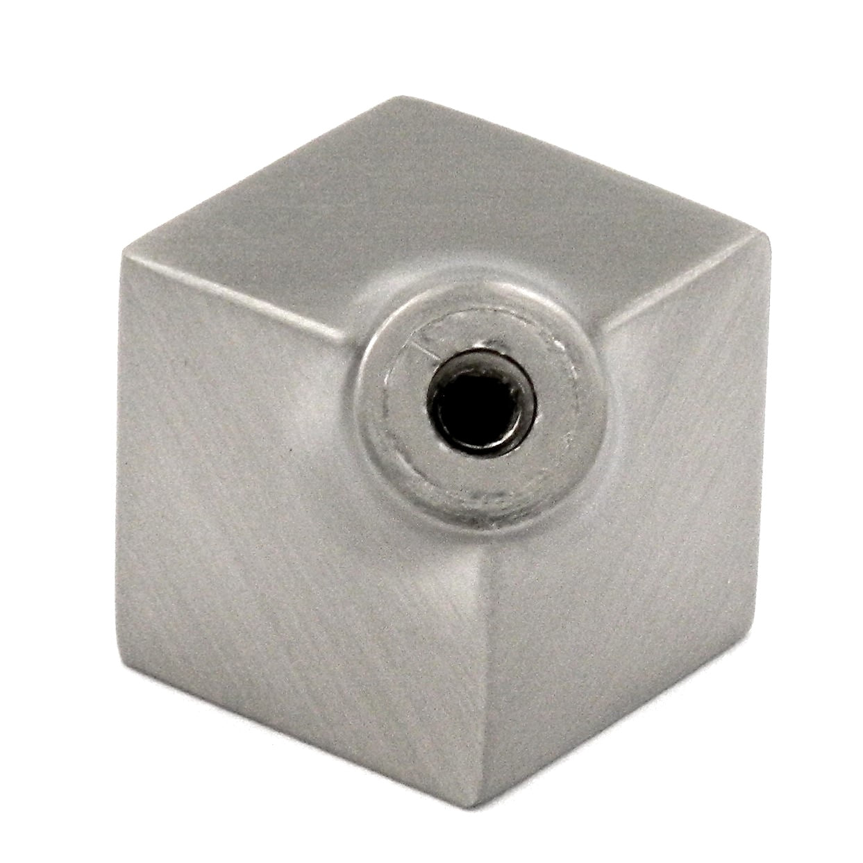 Hickory Hardware Euro-Contemporary 1 1/2" Pearl Nickel Cube Cabinet Knob P2160-SN