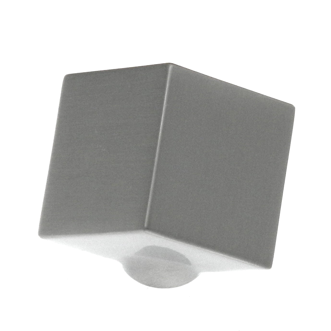 20 Pack Hickory Hardware Euro-Contemporary 1 1/2" Stainless Steel Square Cube Cabinet Knob P2160-SS