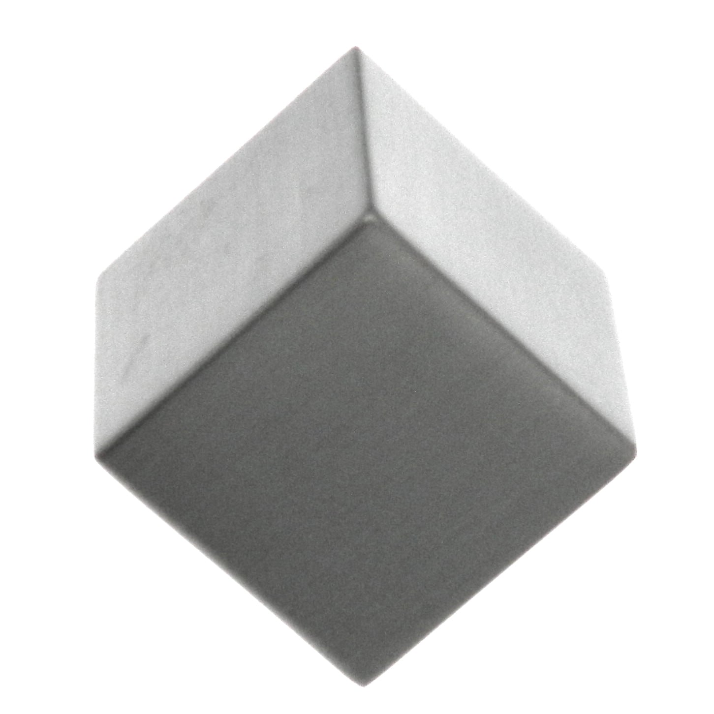 20 Pack Hickory Hardware Euro-Contemporary 1 1/2" Stainless Steel Square Cube Cabinet Knob P2160-SS