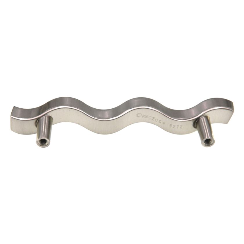 Hickory Hardware Euro Satin Nickel 3 3/4" (96mm) Ctr Cabinet Bar Pull P2161-SN