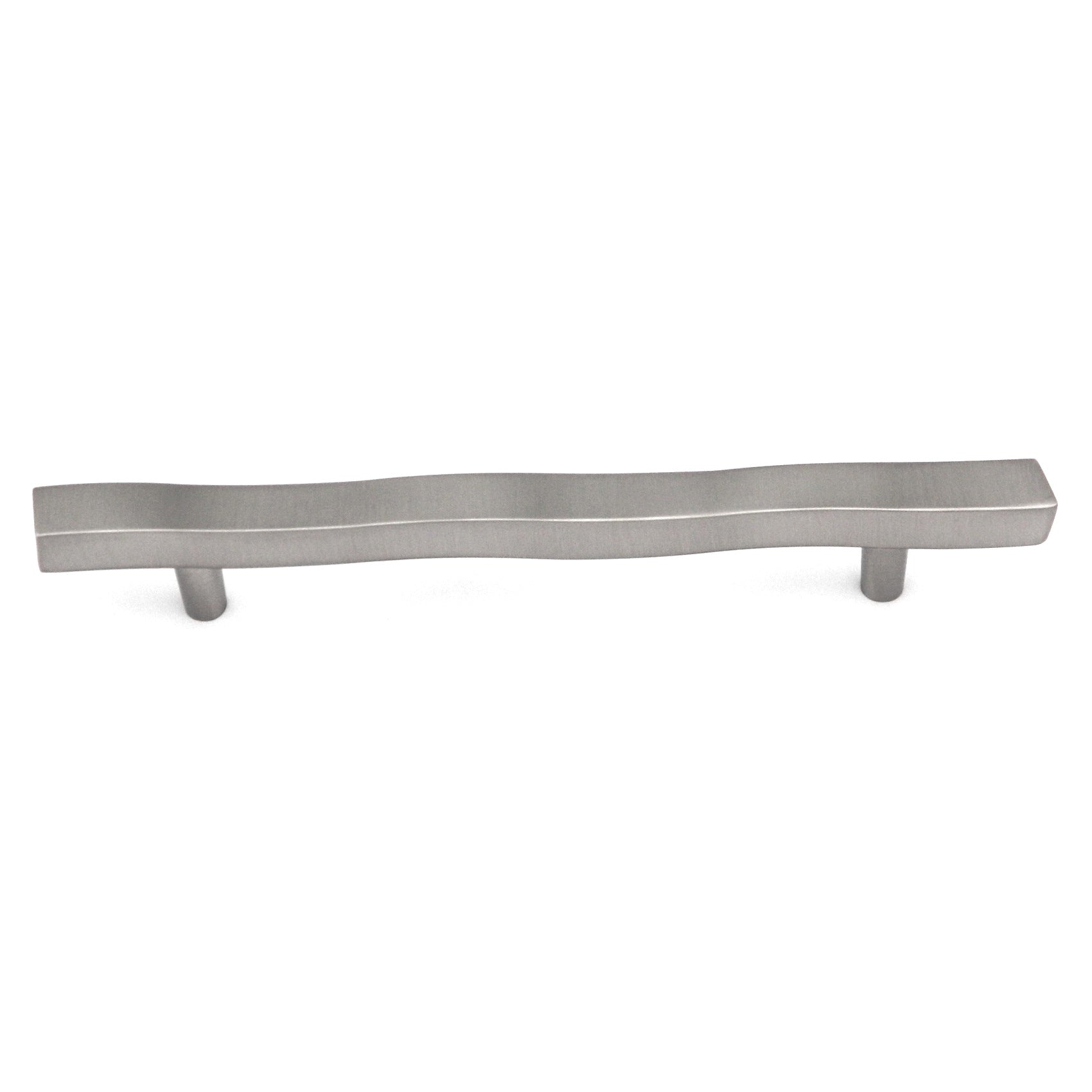 Hickory Euro-Contemporary P2162-SS Stainless Steel 5" (128mm)cc Wavy Cabinet Handle Pull