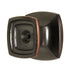 Hickory Hardware Euro-Contemporary 1 1/2" Square Knob Refined Bronze P2163-RB