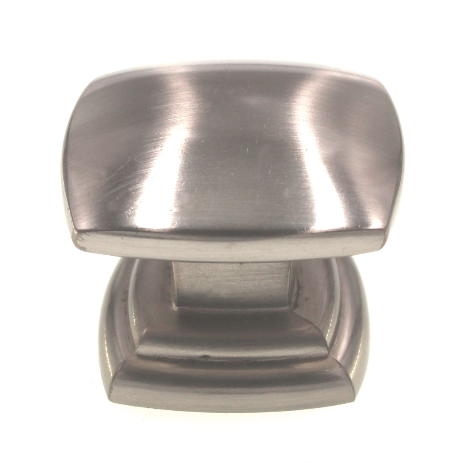 Hickory Hardware Euro Satin Nickel 1 1/2" Square Cabinet Knob P2163-SN