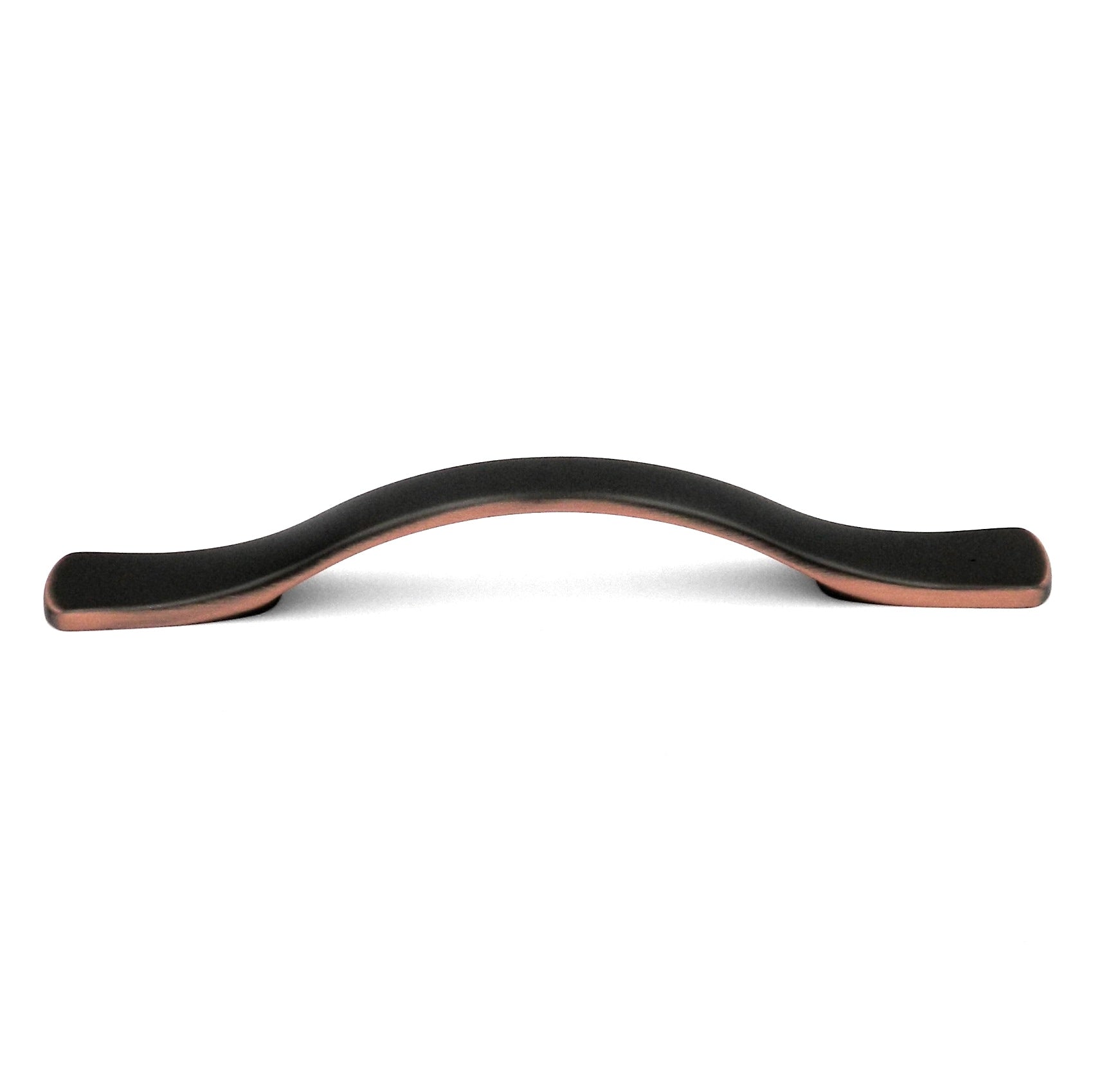 Hickory Euro Contemporary Oil Rubbed Bronze Highlighted Cabinet  4"cc Handle Pull P2164-OBH