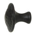 Hickory Hardware Craftsman 1 1/4" Hammered Cabinet Knob Black Iron P2170-BI