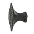 Hickory Hardware Craftsman Black Iron 1 1/4" Hammered Cabinet Knob P2172-BI