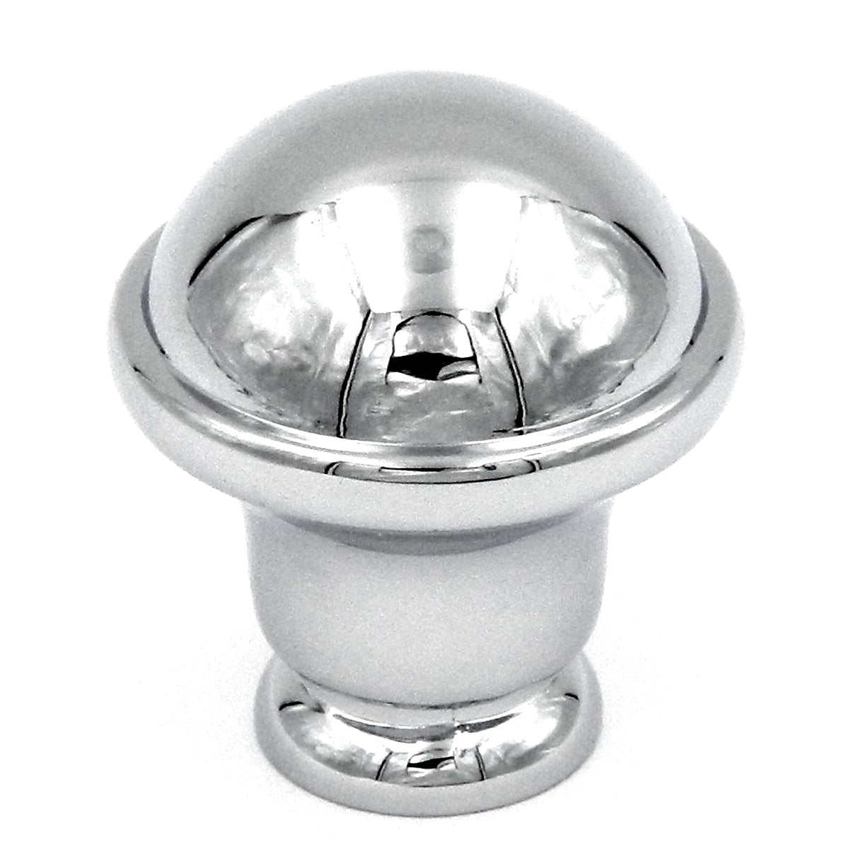 20 Pack Hickory Hardware Savoy 1" Chrome Round Smooth Dome Cabinet Knob P2246-CH