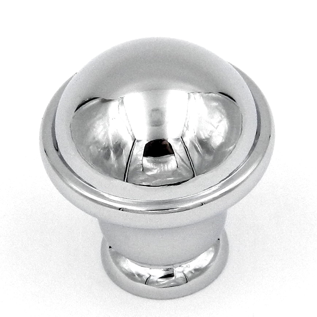 10 Pack Hickory Hardware Savoy 1" Chrome Round Smooth Dome Cabinet Knob P2246-CH