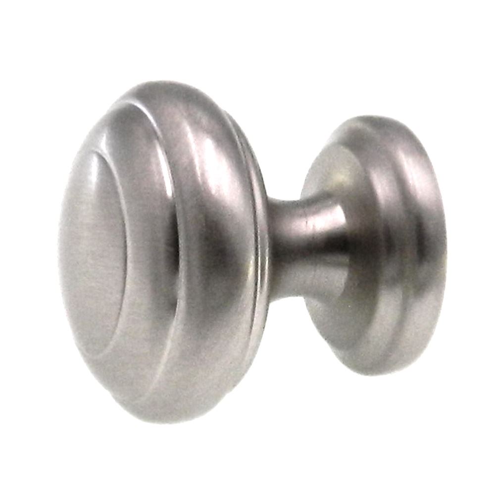 Belwith Zephyr Stainless Steel 1 1/4" Ringed Dome Cabinet Knob P2283-SS